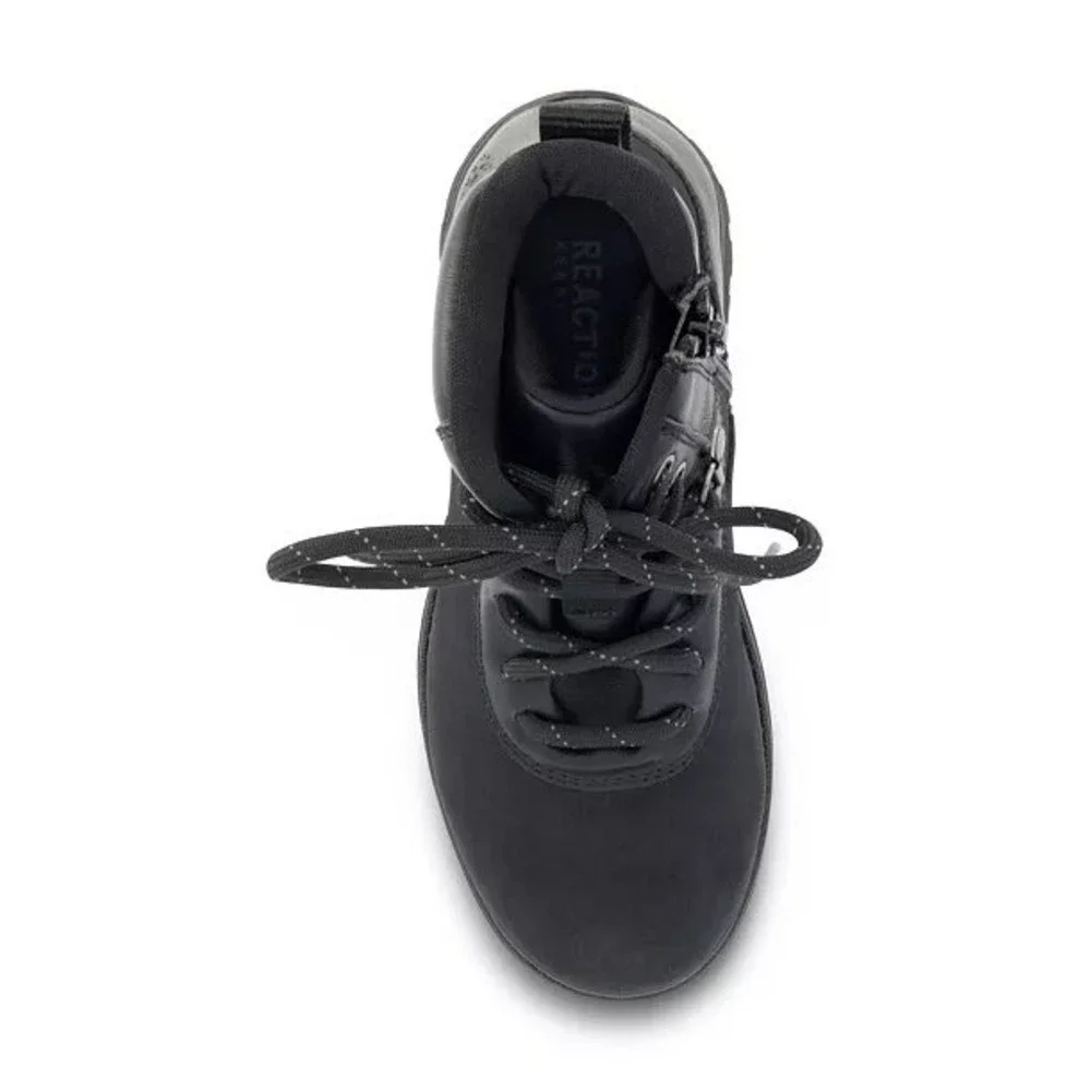 NIB Kenneth Cole New York Little Big Boys Isaac Gabriel Black Lace Up Boots Sz 2